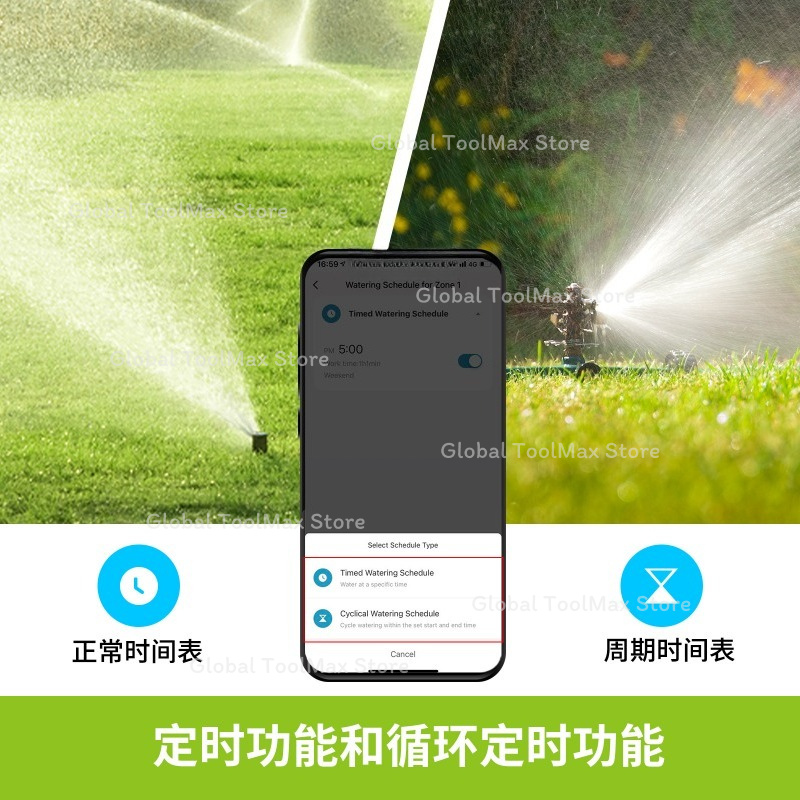 Bluetooth Smart 2-Way Irrigati - Timer Dual Outlet 评论和价格