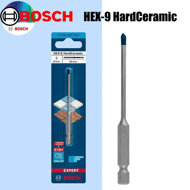BOSCH Hex-9 Hard Ceramic Drill - Ceramic Tile Floor 评论和价格