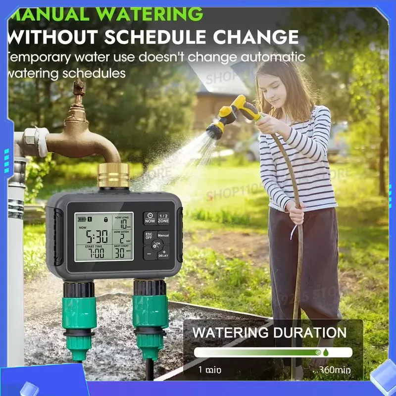 Smart Water Controller Irrigat - Timer Dual Outlet 评论和价格